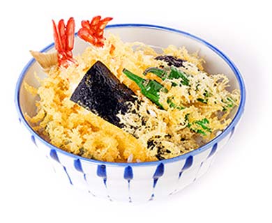 Künstliches Essen: Reisgericht mit Gemüse